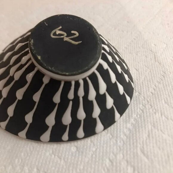 Scandinavian Mid Century Modern Design Ceramic Bowl Dipping Bowl Candy Bowl GUC - Picture 5 of 14